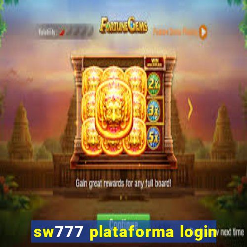 sw777 plataforma login