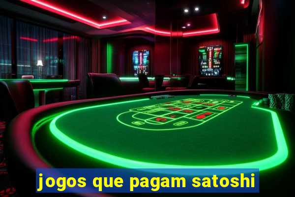 jogos que pagam satoshi