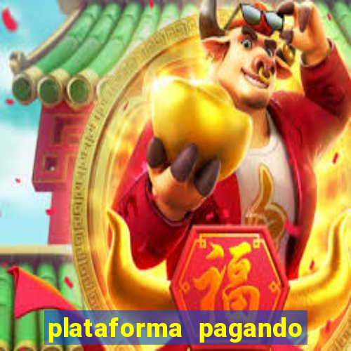 plataforma pagando bem hoje