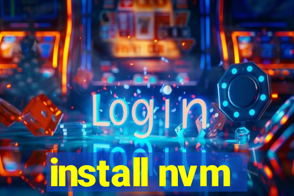 install nvm