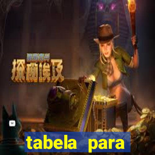 tabela para misturar cores