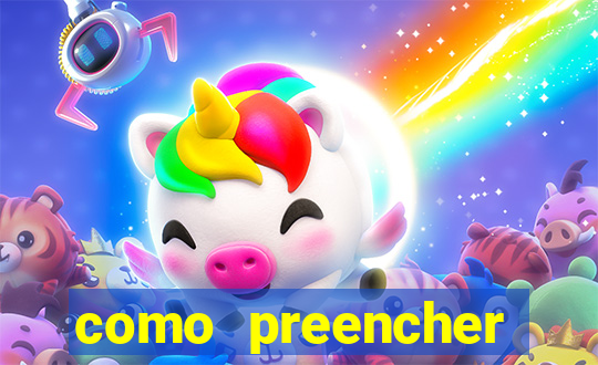 como preencher recibo de pagamento
