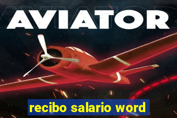 recibo salario word