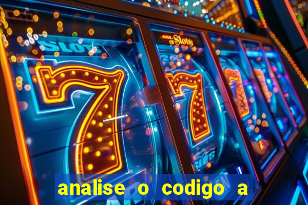 analise o codigo a seguir 1 import javax.swing.joptionpane