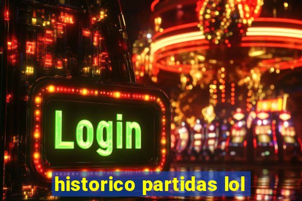 historico partidas lol