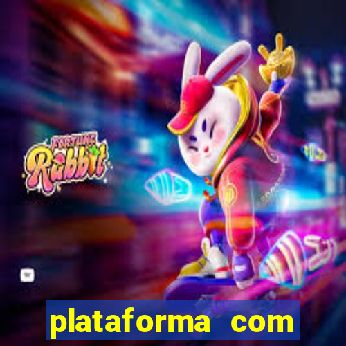 plataforma com chuva de dinheiro