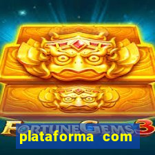 plataforma com chuva de dinheiro