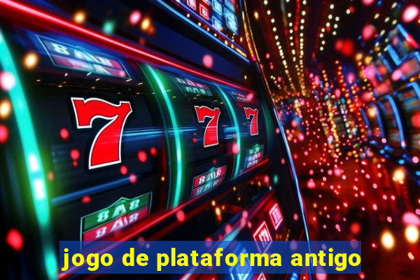jogo de plataforma antigo