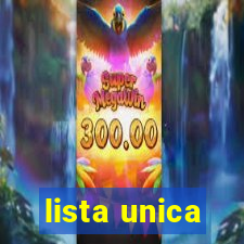 lista unica