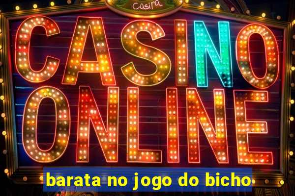 barata no jogo do bicho