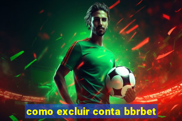 como excluir conta bbrbet