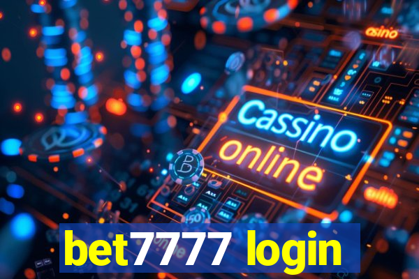 bet7777 login