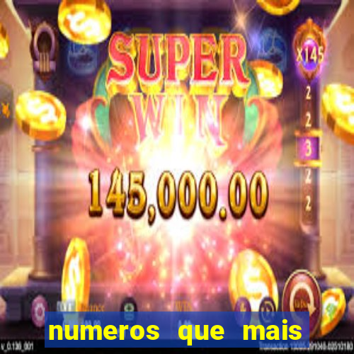 numeros que mais saem no minas cap