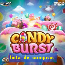 lista de compras para casa nova