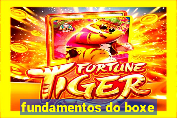 fundamentos do boxe