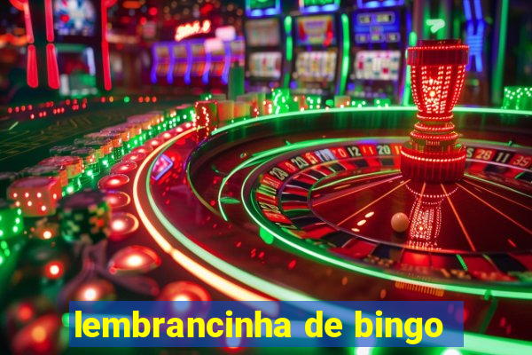 lembrancinha de bingo