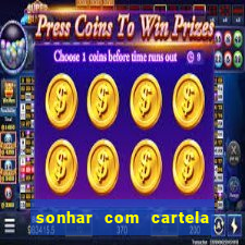sonhar com cartela de bingo