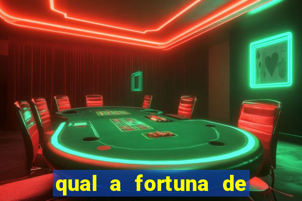 qual a fortuna de raiam santos