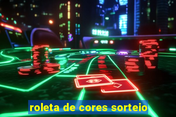 roleta de cores sorteio