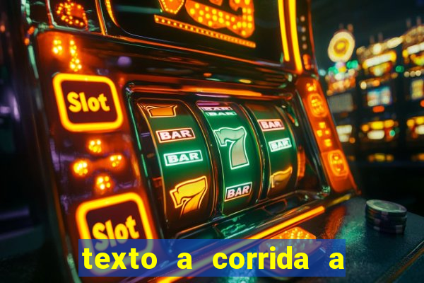 texto a corrida a lagarta lili