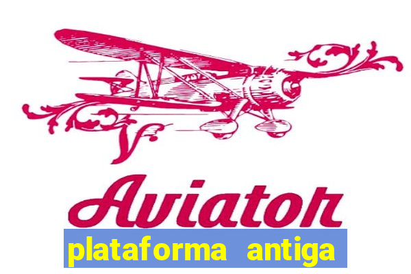 plataforma antiga de jogos