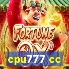 cpu777 cc