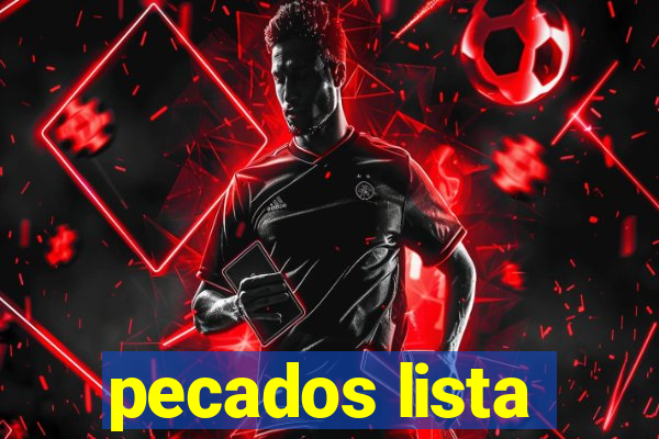 pecados lista