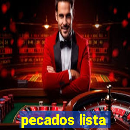 pecados lista