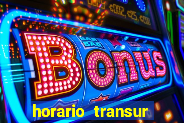 horario transur roleta santos dumont juiz de fora