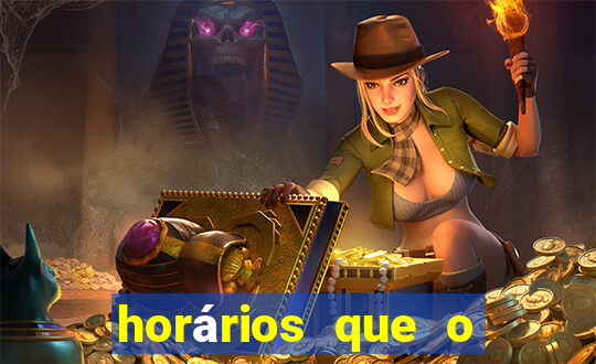 horários que o fortune dragon paga