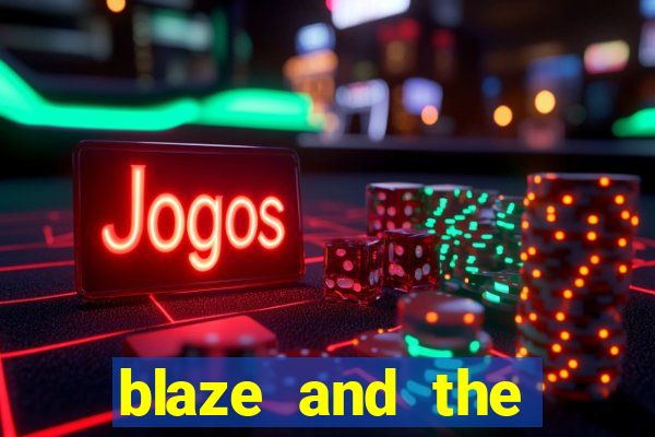 blaze and the monster machines logo font